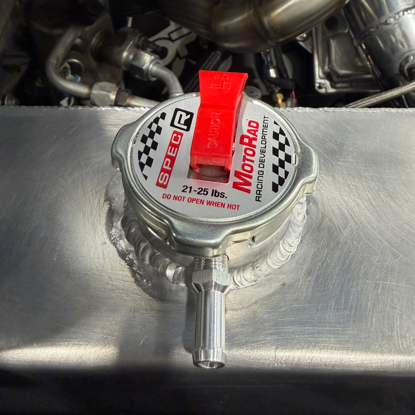 DP Customs 2001-2007 Duramax Corner Mount Coolant Tank
