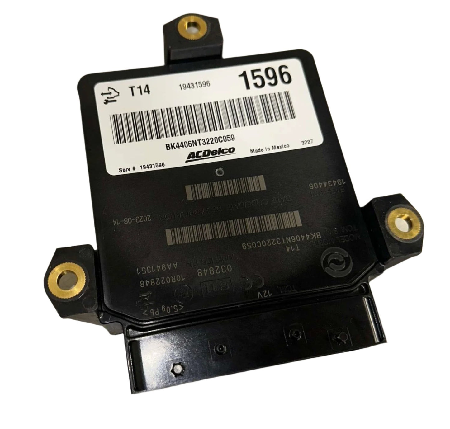 Duramax GM T14 TCM from 2009-2015 for Duramax trucks, by DP Customs, shown in the image.