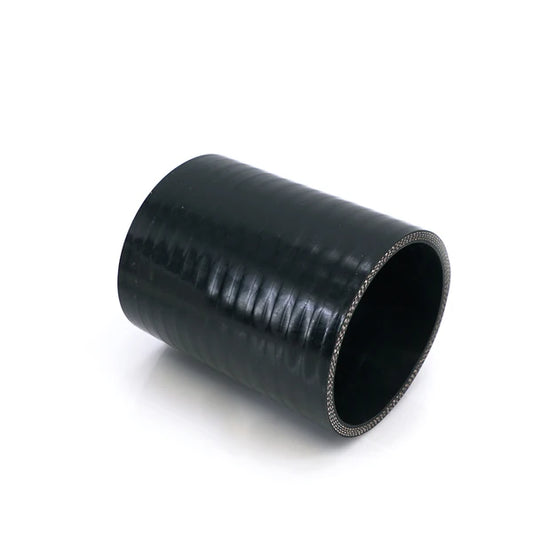 HSP Diesel 3x4 straight intercooler boot in black, showing flexible rubber construction for engine cooling and performance.