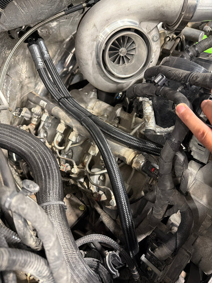 DP Customs -10AN L5P Duramax Coolant Heater Hose Kit