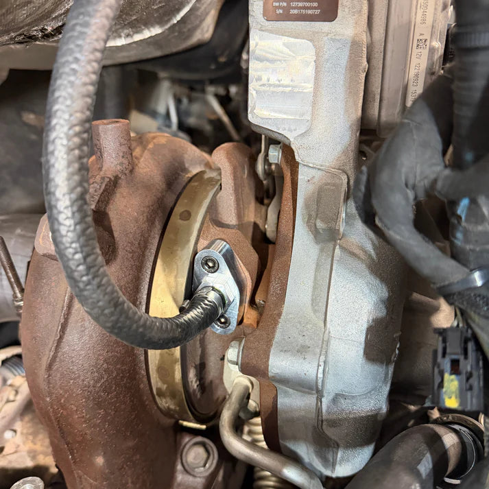 DP Customs 2017-2026 L5P Duramax VGT Turbo Coolant Return Line