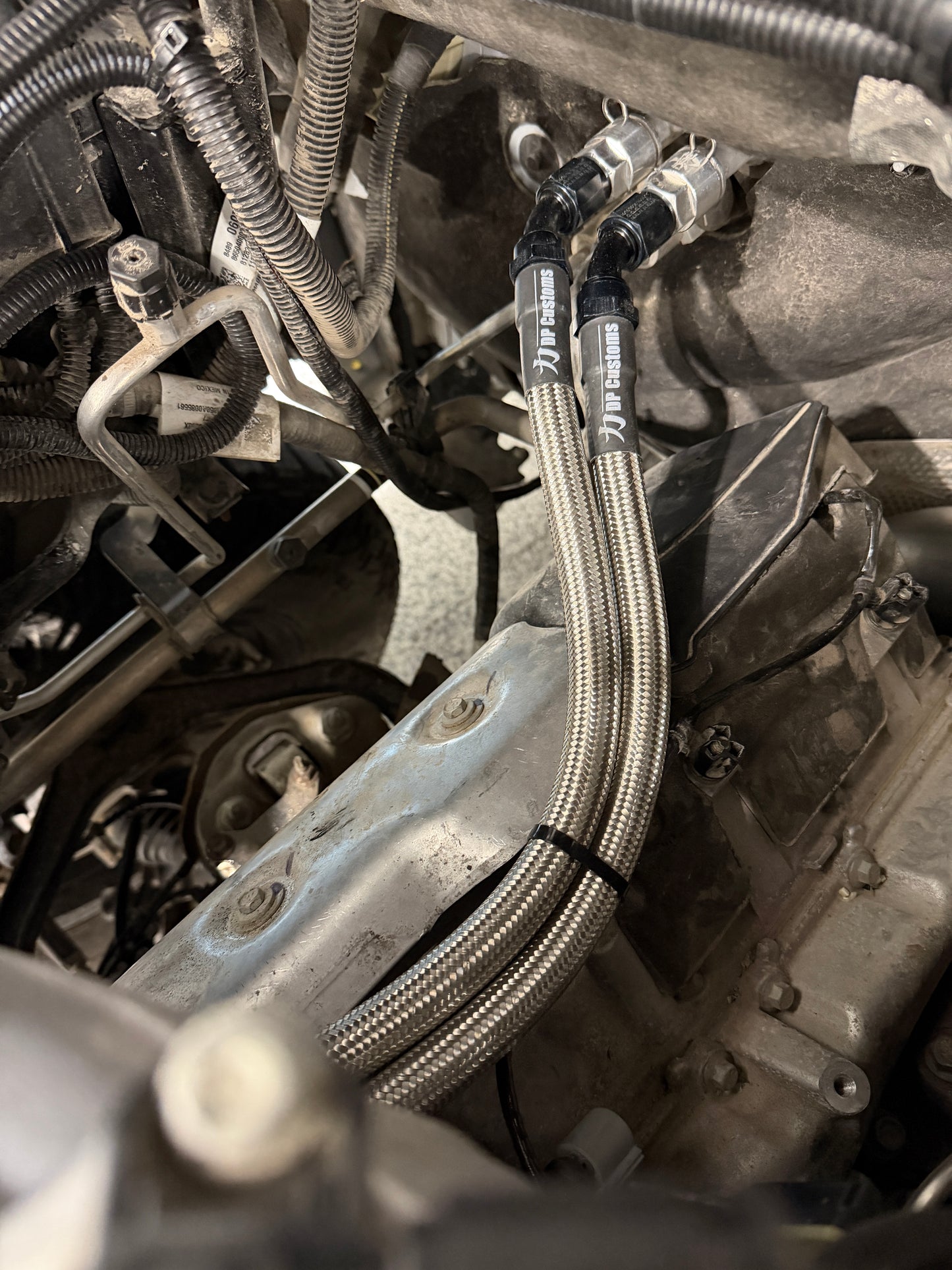 DP Customs -10AN L5P Duramax Coolant Heater Hose Kit