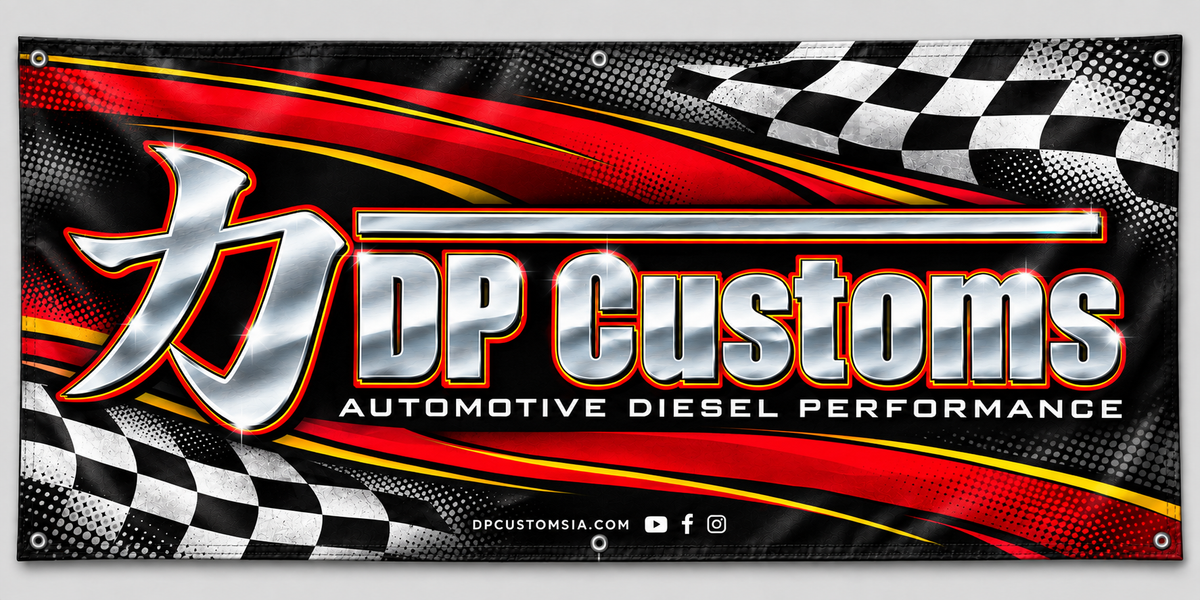DP Customs 3x6 Shop Banner