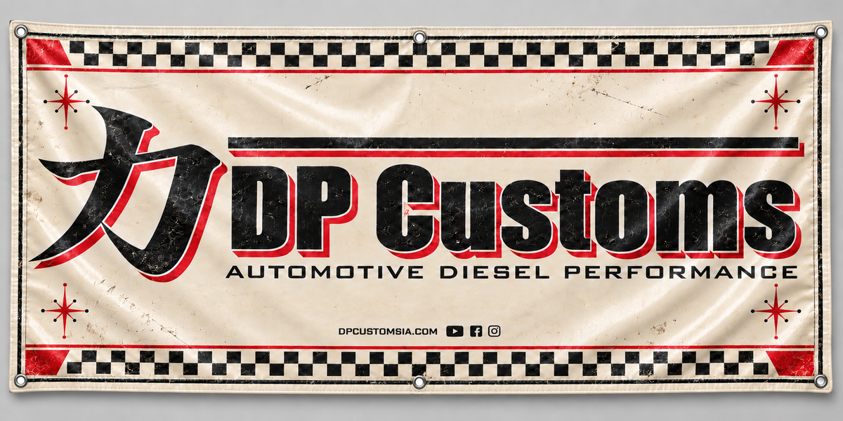 DP Customs 3x6 Shop Banner