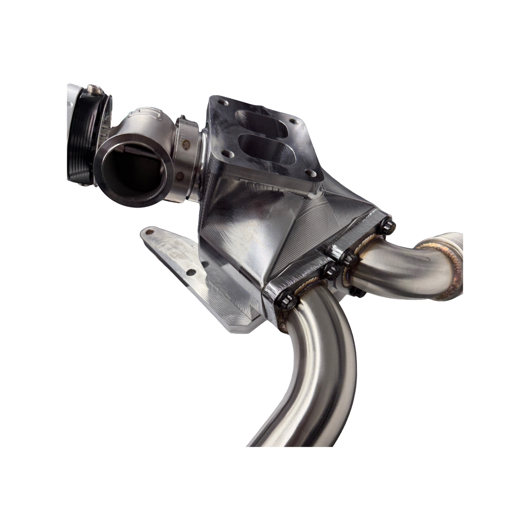 DP Customs L5P Duramax Twisted Billet T4 Wastegate Pedestal