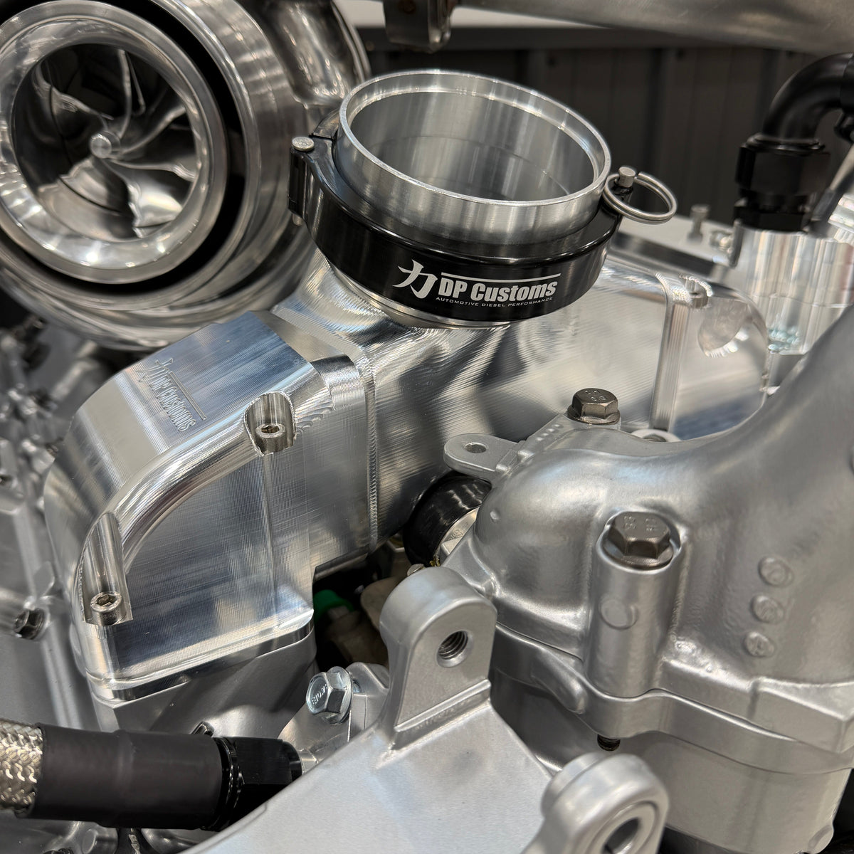 DP Customs L5P Duramax 3.5" Billet Intake Bridge