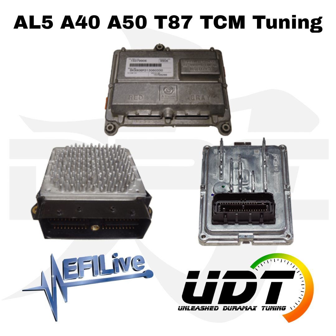 UDT 2001-2016 AL5 A40 A50 T87 Duramax TCM Tuning