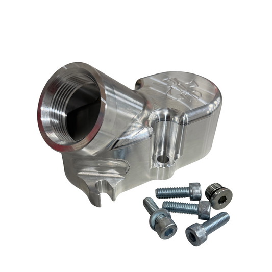 DP Customs 2001-2010 Duramax ForwardFlow Billet Thermostat Housing
