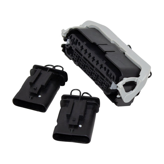 DP Customs 17-23 L5P CAN Bus Test Plugs showing black plastic connectors with wiring for automotive diagnostics.