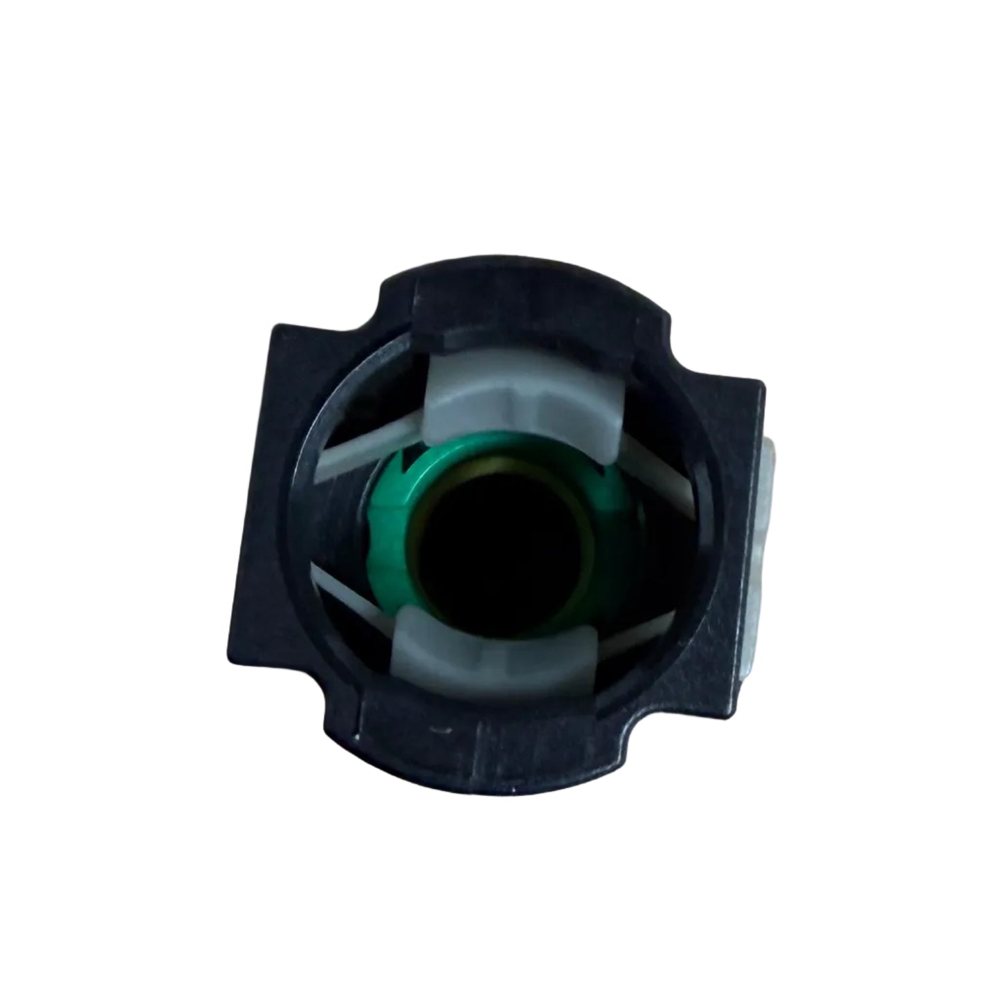 DP Customs 2017-2026 Duramax L5P fuel injector blanking cap installed on engine component.