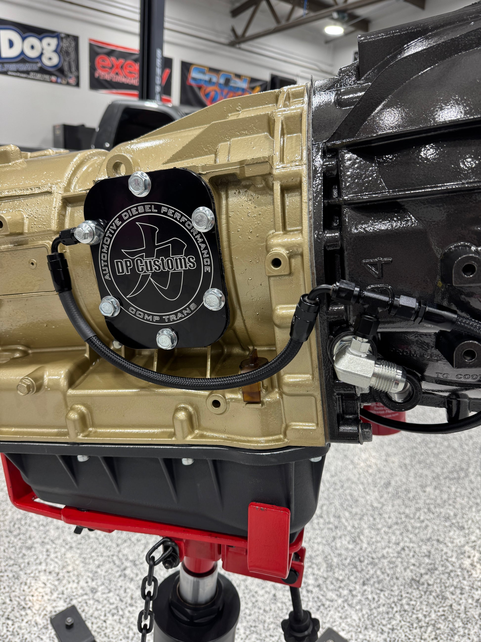 DP Customs Allison 1000 C3 Snake Oiler in black, showing the compact, durable oiling system for vehicle performance enhancement.