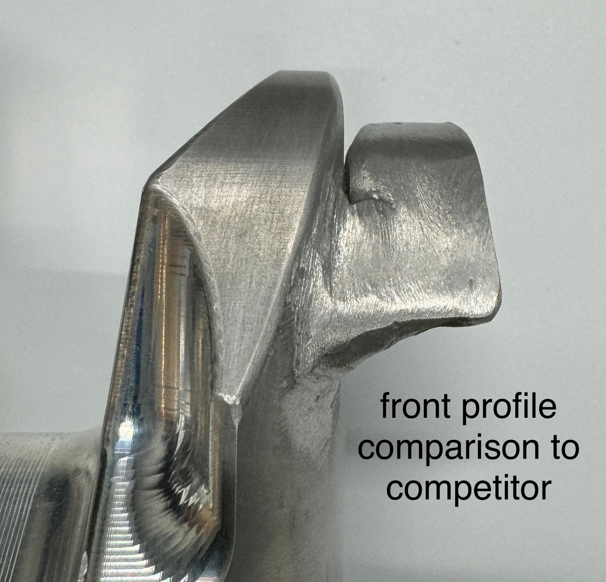 DP Customs billet aluminum 1480 driveshaft yoke, high-performance automotive driveshaft component in silver finish