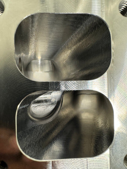 DP Customs Duramax billet T4 wastegate pedestal with mounting hardware, designed for durable turbocharge boost control.