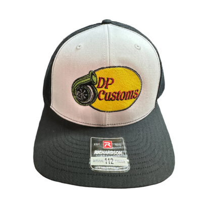 DP Customs DPC Trucker Hat with mesh back and curved brim, stylish accessory for casual wear
