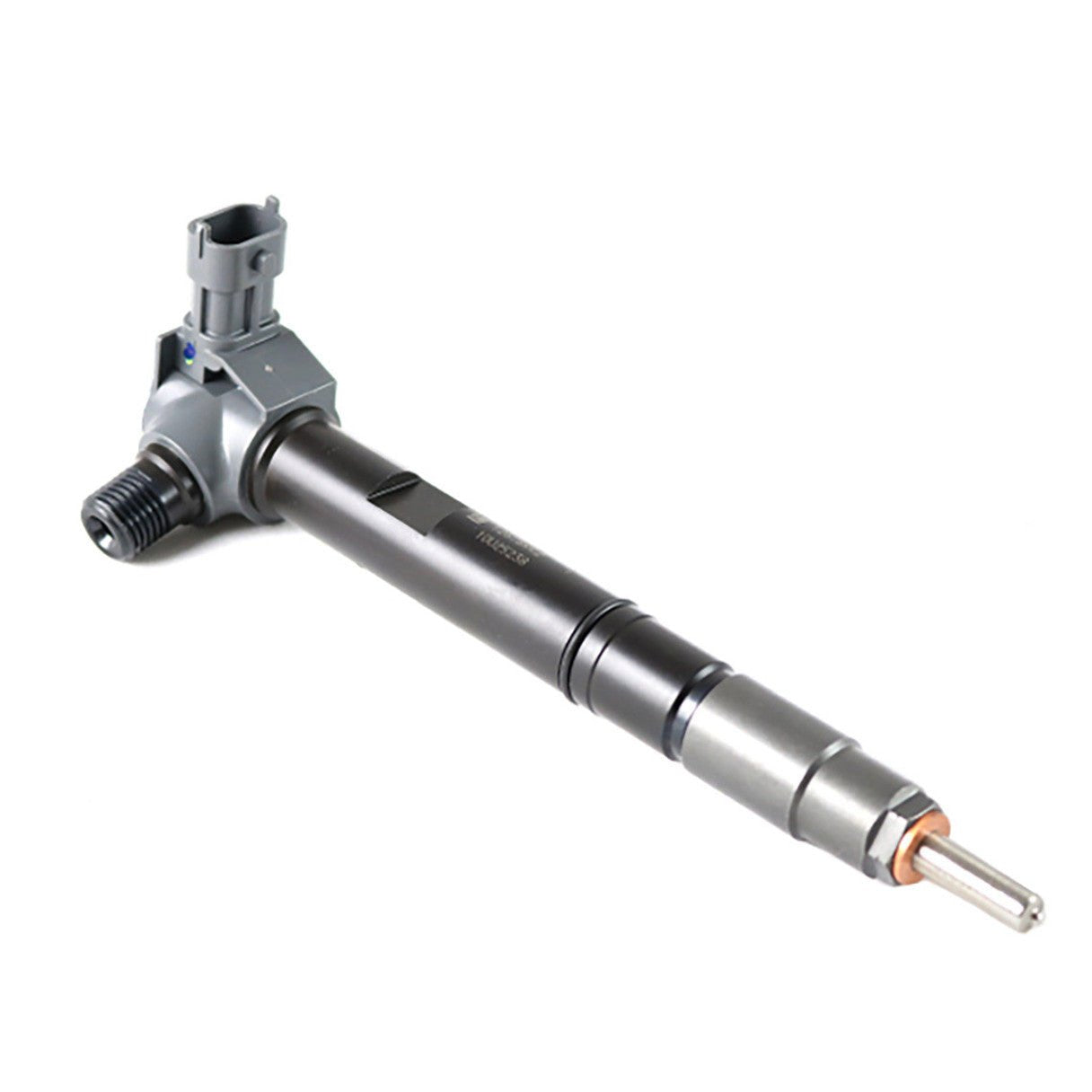 DP Customs Exergy L5P Injectors installed in a diesel engine, showcasing the high-performance fuel injectors for L5P Duramax trucks.