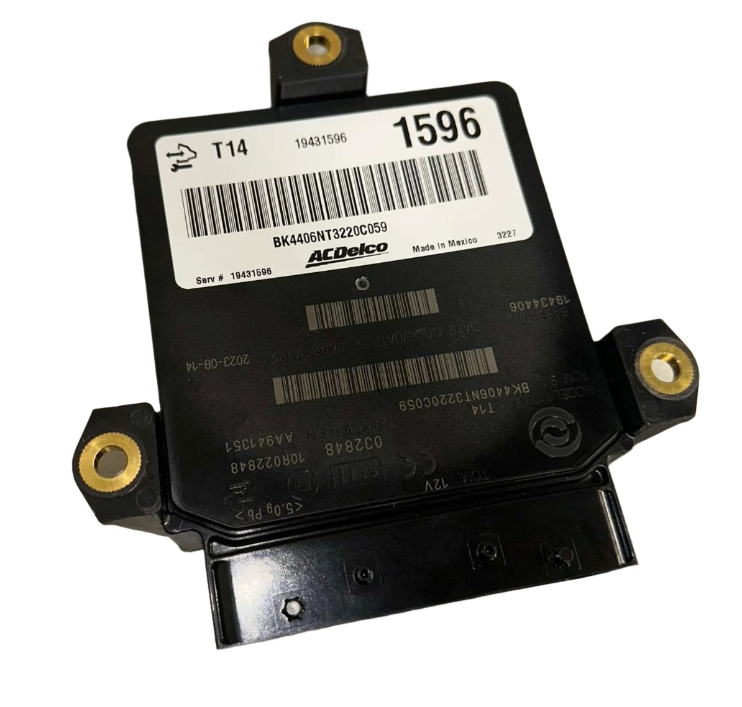 Duramax GM T14 TCM from 2009-2015 for Duramax trucks, by DP Customs, shown in the image.
