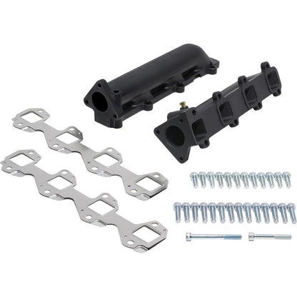 HSP ceramic coated cast manifolds for 2001-2016 Duramax diesel engines, durable automotive exhaust components by DP Customs