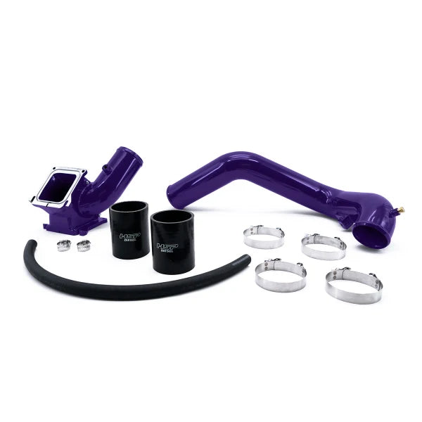 DP Customs HSP LBZ Duramax Cold Side Intercooler Pipe, cold side tube behind engine, high-flow design for Chevy and GMC trucks