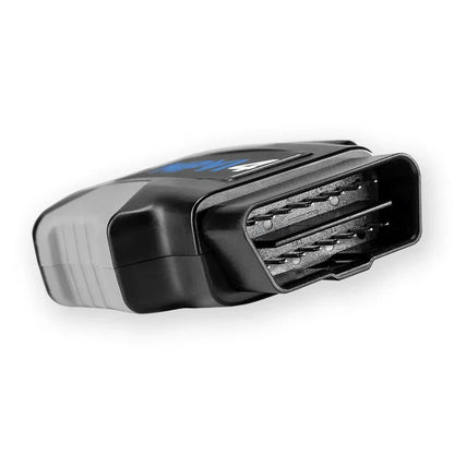 HP Tuners MPVI4 device for diesel tuning, showing the compact diagnostic and tuning interface with HP Tuners branding.