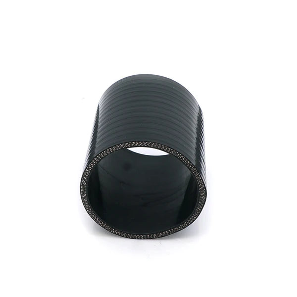 HSP Diesel 3x4 straight intercooler boot with black rubber construction and metal clamps for secure fit on diesel engine intercooler.