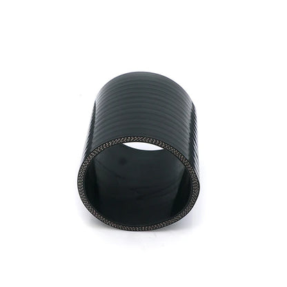 HSP Diesel 3x4 straight intercooler boot with black rubber construction and metal clamps for secure fit on diesel engine intercooler.