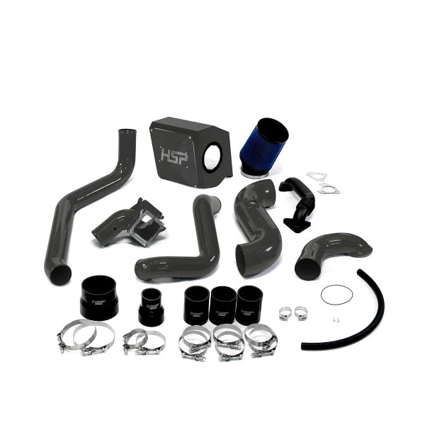 HSP Diesel Duramax Max Air Flow Bundle in dark grey for Chevy and GMC trucks, featuring high-performance air intake components.