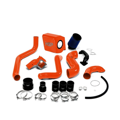 HSP Diesel LBZ Duramax Max Air Flow Bundle with orange intake components for 2006-2007 Chevrolet GMC Duramax trucks