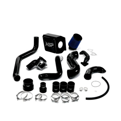 HSP Diesel LBZ Duramax Max Air Flow Bundle in glossy black for 2006-2007 Chevrolet and GMC trucks, includes air intake components.