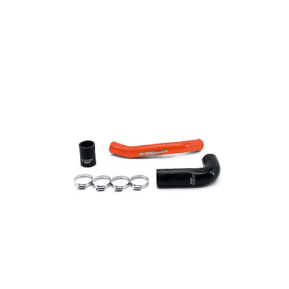 HSP Diesel upper coolant tube for 2011-2014 LML Duramax Chevrolet GMC trucks, featuring Bengal orange color and durable construction.