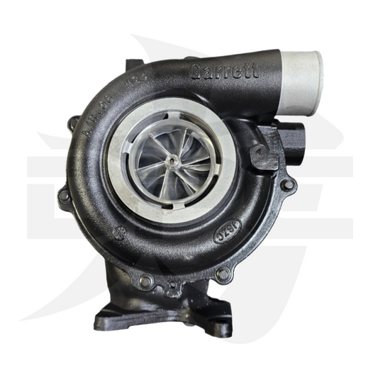 JZM 68mm R LLY-LMM VGT turbocharger component from JZ Manufacturing, showing detailed metal parts and intricate design features.