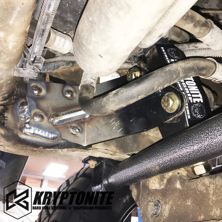 Kryptonite Products Ultimate Front End Package showing welded idler gusset and sturdy bike front fork component.