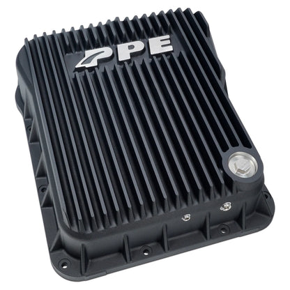 PPE 2001-2019 GM Duramax 6.6L Allison 1000 Transmission Pan, standard capacity, shown in the product image.