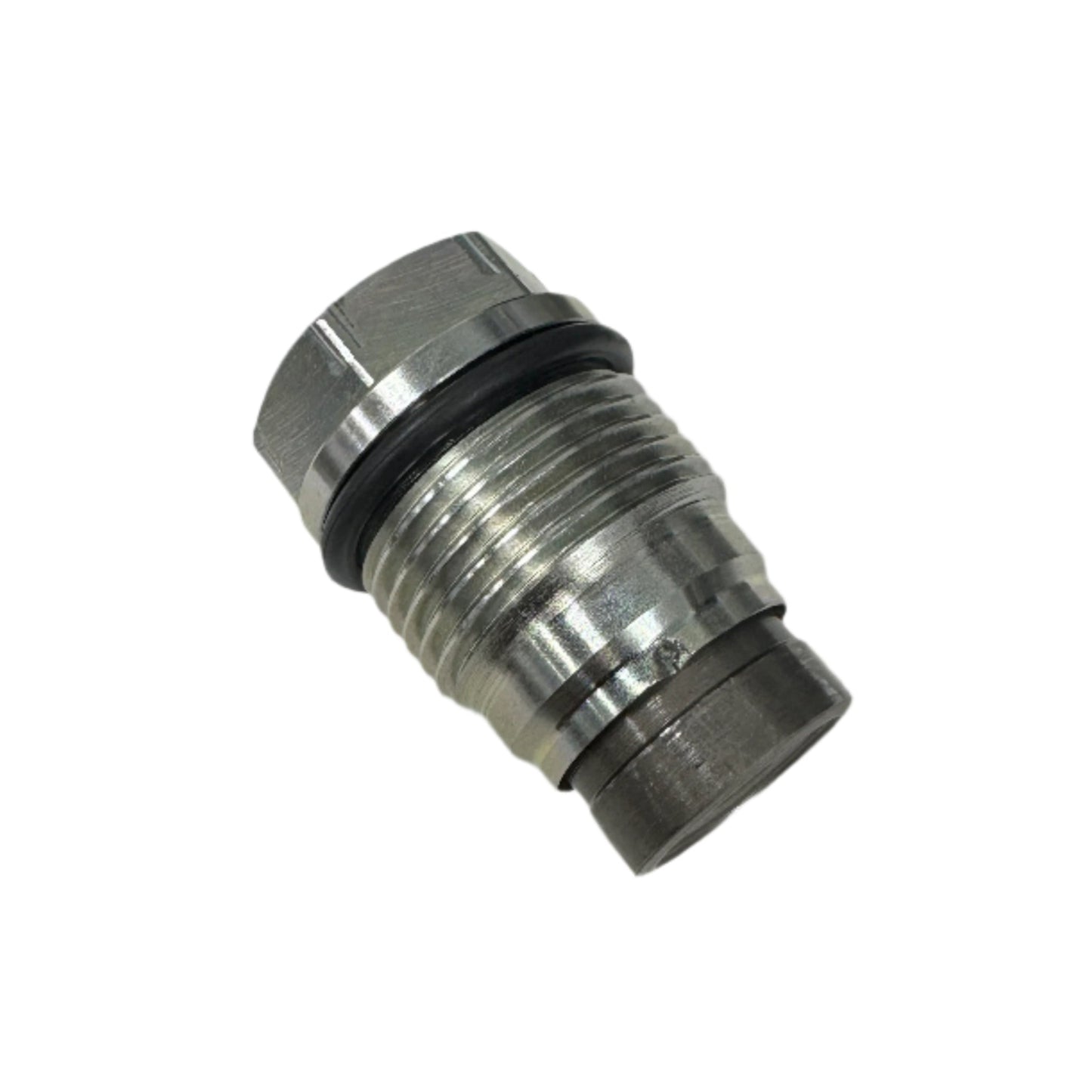 S&S Diesel Motorsport 6.7L LBZ LMM 2200 Bar (32K PSI) relief valve with metal components and branding details.