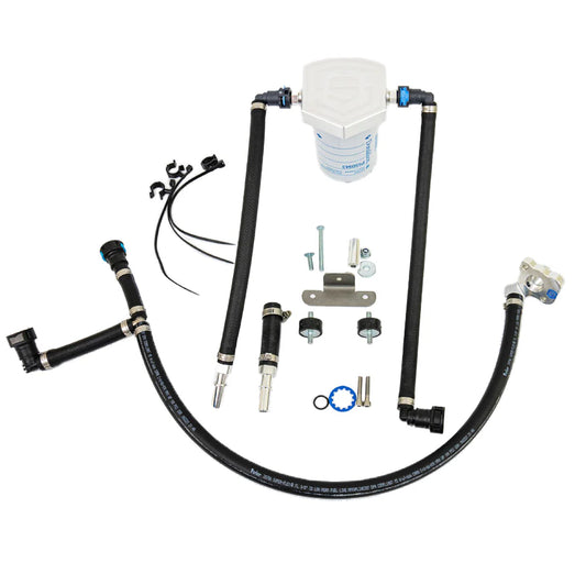 S&S Diesel Motorsports Gen2.1 6.7L Ford Power Stroke CP4 disaster prevention kit installed in a 2011+ truck engine
