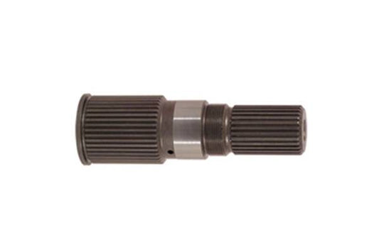 TCS billet output shaft for 2001-2019 Duramax trucks, high-strength metal component for drivetrain performance